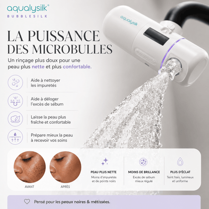 Bubblesilk | Filtre à eau Skincare 2.0 - aqualysilk