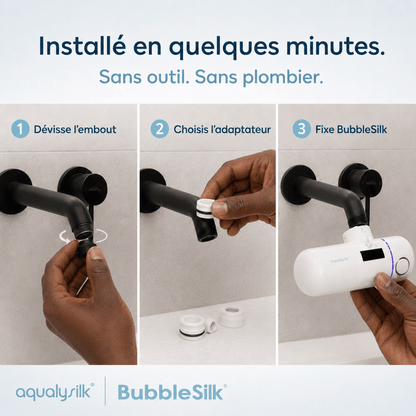 Bubblesilk | Filtre à eau Skincare 2.0 - aqualysilk