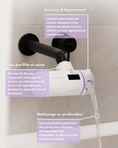 BUBBLESILK | Filtre à eau Skincare 2.0 - aqualysilk